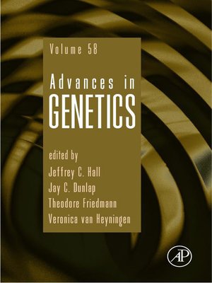 cover image of Advances in Genetics